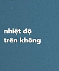 Nhiệt Độ Trên Không - Hà Khuyết